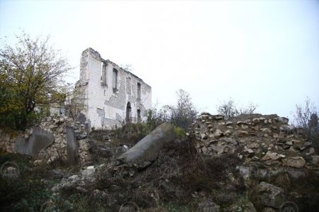 Düşmənin viran qoyduğu Füzuli şəhəri “Anadolu”nun obyektivindən... - FOTO