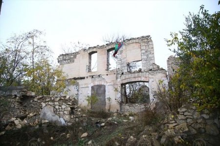 Düşmənin viran qoyduğu Füzuli şəhəri “Anadolu”nun obyektivindən... - FOTO