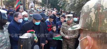 Şəhid polkovnik dəfn olunub -FOTO
