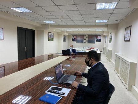  Nəsimi rayon İcra Hakimiyyətində video-müşavirə keçirilmişdir -FOTO