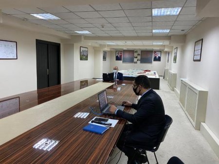  Nəsimi rayon İcra Hakimiyyətində video-müşavirə keçirilmişdir -FOTO