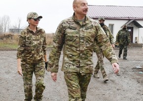 Президент Ильхам Алиев и первая леди Мехрибан Алиева побывали в Губадлинском и Зангиланском районах