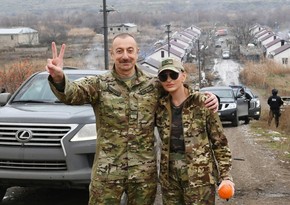 Президент Ильхам Алиев и первая леди Мехрибан Алиева побывали в Губадлинском и Зангиланском районах