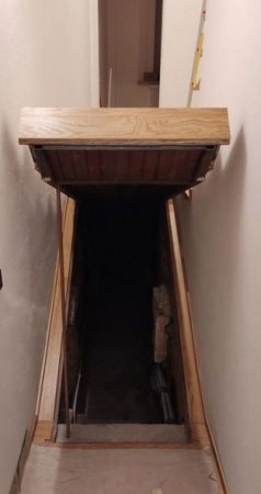 Pilləkənin altından aşkarladığı gizli otaq dəhşətə gətirdi - FOTO