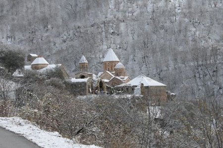 Azərbaycan polisi Kəlbəcərdə postlar qurdu - FOTO