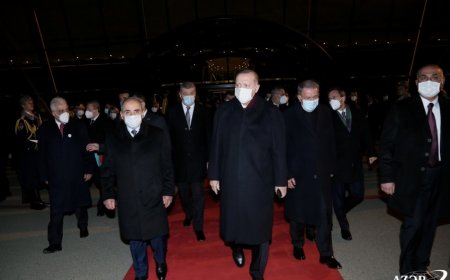 Rəcəb Tayyib Ərdoğanın Azərbaycana rəsmi səfəri başa çatdı