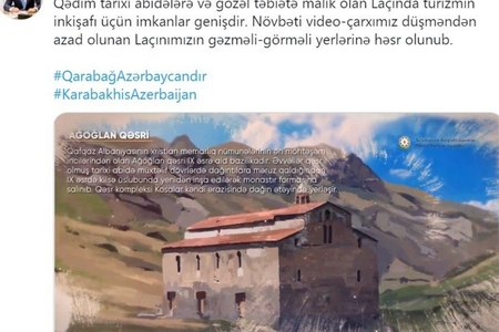 Laçının gəzməli-görməli yerləri haqqında videoçarx hazırlanıb