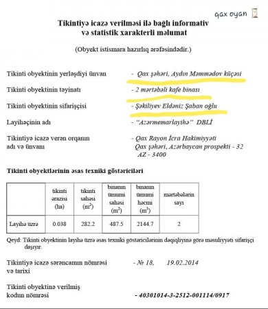 Musa Şəkiliyevin qanunsuz əməlləri... - Uşaqların əyləncəsi üçün nəzərdə tutulmuş maneji ailəsi üçün biznesə çevirib
