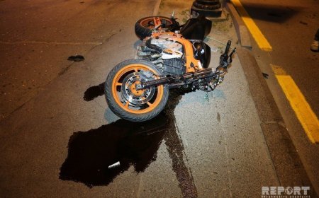 Neftçalada motosiklet qəzaya uğradı, ölən var