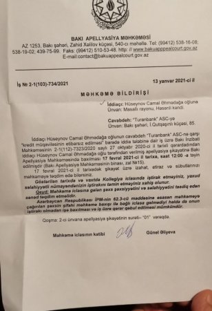  “Turan Bank” vətəndaşa necə "torba tikdi" - NARAZILIQ!