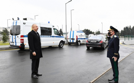 Prezident Baş Prokurorluğun yeni inzibati bina kompleksinin açılışında