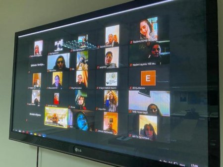 Nəsimi rayonunda 8 Mart-Beynəlxalq Qadinlar günü münasibətilə online tədbir keçirilmişdir -Fotolar