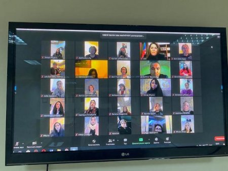 Nəsimi rayonunda 8 Mart-Beynəlxalq Qadinlar günü münasibətilə online tədbir keçirilmişdir -Fotolar