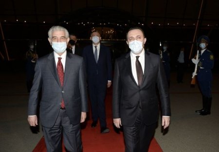 Gürcüstanın Baş nazirinin Azərbaycana səfəri başa çatıb