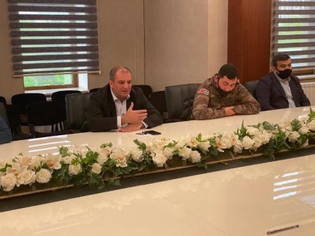 Nəsimi rayon İcra Hakimiyyətində Vətən müharibəsi Şəhid ailələri və əlilləri ilə görüş keçirilib -FOTOLAR