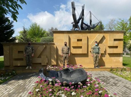 Nəsimi rayonunda faşizm üzərində tarixi Qələbənin 76-cı ildönümü qeyd olunub -FOTOLAR