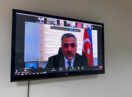 Nəsimi rayonunda Ulu Öndər Heydər Əliyevin anadan olmasının 98-ci ildönümünə həsr olunmuş videoformatda müşavirə keçirilib -FOTO