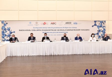 Bakıda onkologiya üzrə beynəlxalq elmi konfrans keçirilib - FOTOLAR