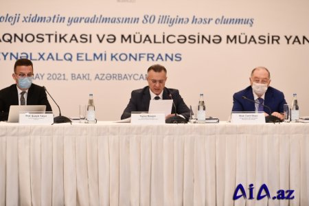 Bakıda onkologiya üzrə beynəlxalq elmi konfrans keçirilib - FOTOLAR