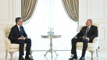 Prezident İlham Əliyev Türkiyənin milli təhsil nazirini qəbul etdi