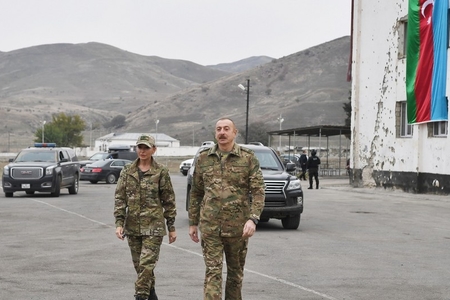 Prezident İlham Əliyev və Mehriban Əliyeva Füzuli rayonuna səfərə gəliblər Prezident İlham Əliyev və Mehriban Əliyeva Füzuli rayonuna səfərə gəliblər