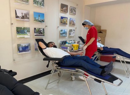 Nəsimi rayonunda qanvermə aksiyası keçirilib - FOTOLAR 