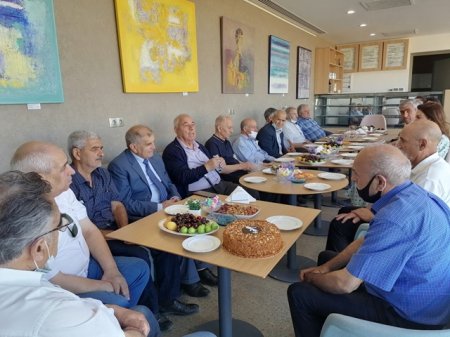 Nəsimi rayon Ağsaqqalları, şəhid ailələri “Yanar dağ” Dövlət Tarix-Mədəniyyət və Təbiət Qoruğunu ziyarət ediblər -FOTOLAR