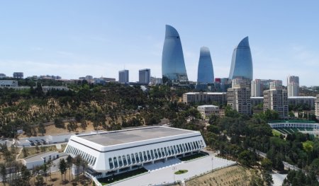 Prezident və xanımı “Gülüstan” sarayında (FOTOLAR)