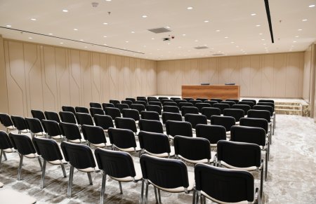 Prezident və xanımı “Gülüstan” sarayında (FOTOLAR)