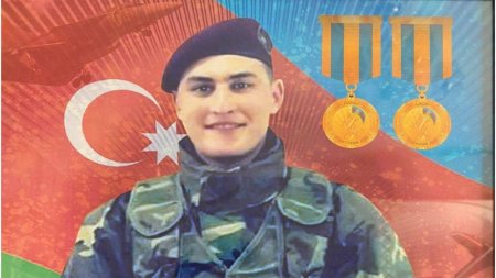 Laçında həlak olan hərbçilərlə vida mərasimi keçirilir (FOTOLAR)