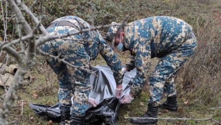 Hadrutda daha 3 erməni hərbçisinin qalıqları tapıldı Hadrutda daha 3 erməni hərbçisinin qalıqları tapıldı