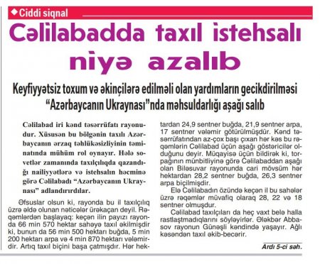 "Azərbaycan" İnam Kərimovun fəaliyyətini sərt tənqid etdi