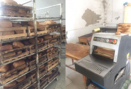 Bakıda bərbad vəziyyətdə fəaliyyət göstərən çörək sexi aşkarlanıb - FOTO