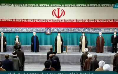 İranın yeni Prezidenti and içib İranın yeni Prezidenti and içib