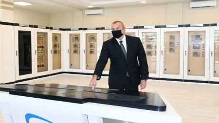İlham Əliyev “Suraxanı” yarımstansiyasının açılışında iştirak etdi