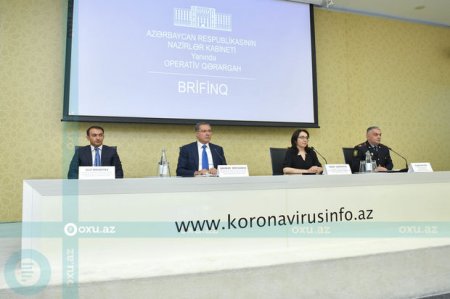 Operativ qərargah brifinq keçirir - CANLI YAYIM