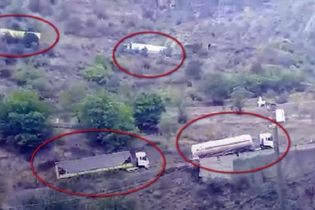 İran dayanmır: indi də bu yolla Ermənistana yük daşınır - VİDEO