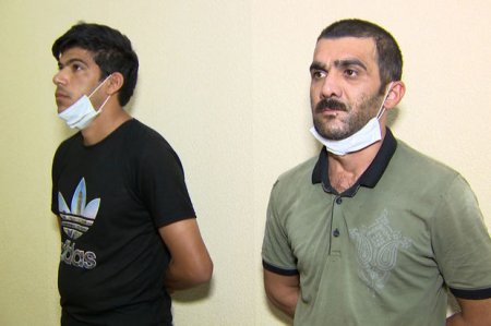 Vaqonlardan oğurluq edən şəxslər SAXLANILDI - FOTO/VİDEO