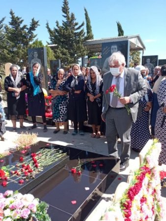 Sabir Rüstəmxanlı Neftçalada seçicilərlə görüşüb