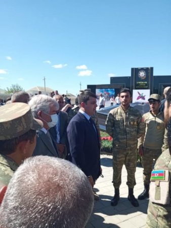 Sabir Rüstəmxanlı Neftçalada seçicilərlə görüşüb