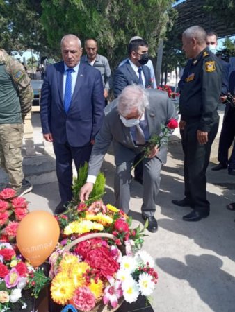 Sabir Rüstəmxanlı Neftçalada seçicilərlə görüşüb