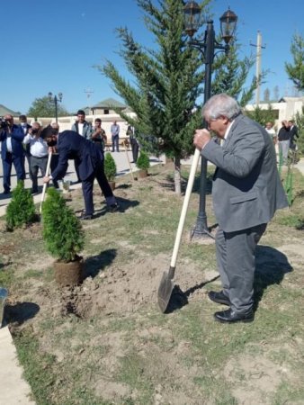 Sabir Rüstəmxanlı Neftçalada seçicilərlə görüşüb
