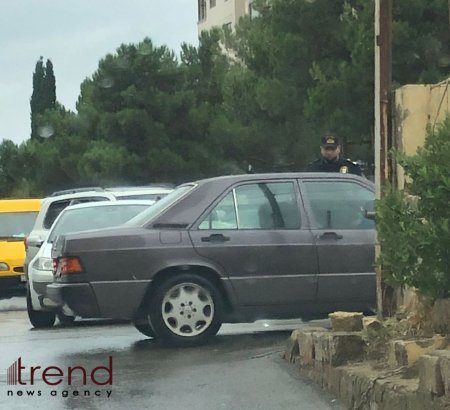Bakıda polis əməkdaşının arvadını güllələyib öldürdüyü yerdən GÖRÜNTÜLƏR (FOTOLAR)