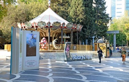 Bakının mərkəzi hissəsinin "siması" adlandırılan Fəvvarələr meydanından FOTOREPORTAJ
