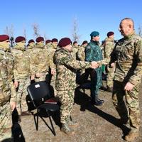 Prezident Şuşada Mirzəyev və Bərxudarovla görüşdü - Fotolar Prezident Şuşada Mirzəyev və Bərxudarovla görüşdü - Fotolar