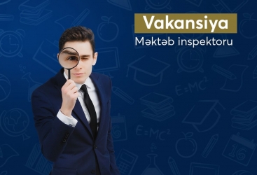 Təhsildə Keyfiyyət Təminatı Agentliyi məktəb inspektoru vəzifəsi üzrə vakansiya elan edir Təhsildə Keyfiyyət Təminatı Agentliyi məktəb inspektoru vəzifəsi üzrə vakansiya elan edir