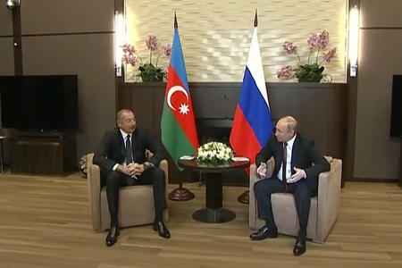 Soçidə İlham Əliyev və Vladimir Putin arasında ikitərəfli görüş keçirilib FOTO VİDEO YENİLƏNİB Soçidə İlham Əliyev və Vladimir Putin arasında ikitərəfli görüş keçirilib FOTO VİDEO YENİLƏNİB