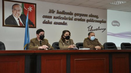 FHN “Bəşəriyyətin təhlükə mənbəyi - Narkomaniya” mövzusunda tədbir keçirdi - Foto