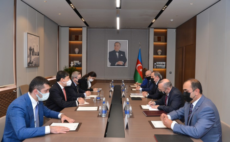 Ceyhun Bayramov Braziliya Senatının üzvü ilə görüşdü