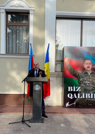 İkinci Qarabağ müharibəsində Zəfərin birinci ildönümü Moldovada da qeyd olunub